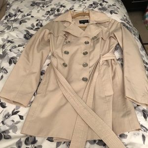 NINE WEST Double-Breasted Trench